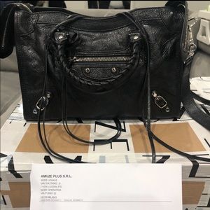 Balenciaga Classic City Shoulder Bag “Black”